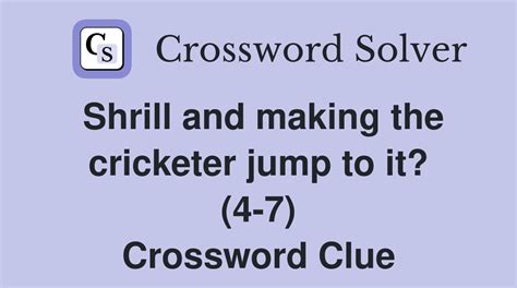 Answer to Shrill Crossword Clue