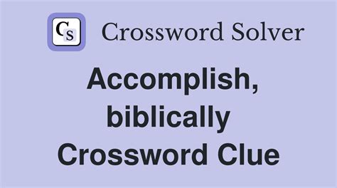 Answer to Slug, biblically Crossword Clue