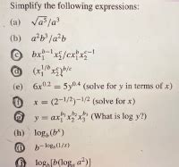 Answered: (a) Solve the following expression for… bartleby