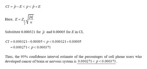 Answered: Cell Phones and Cancer In a study of… bartleby