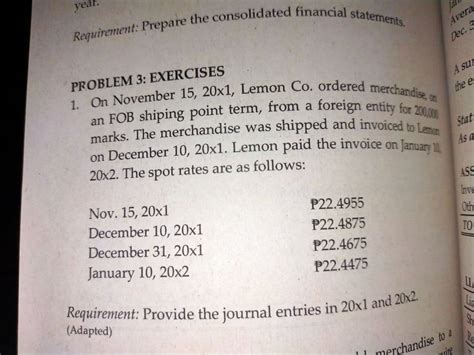 Answered: On November 15 20x1,. Lemon co. ordered… bartleby