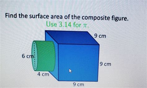 Answered Find the surface area of the composite… bartleby