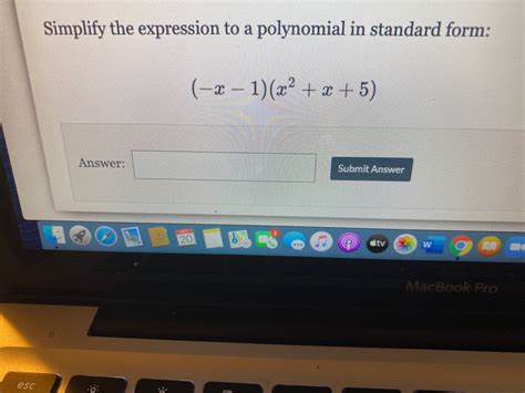 Answered Simplify the expression to a polynomial… bartleby