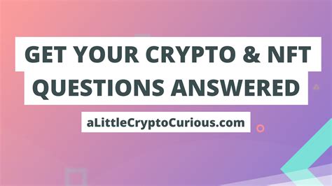 Answering Common Questions About Crypto