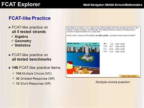 Answers For Algebra 1 Fcat Explorer