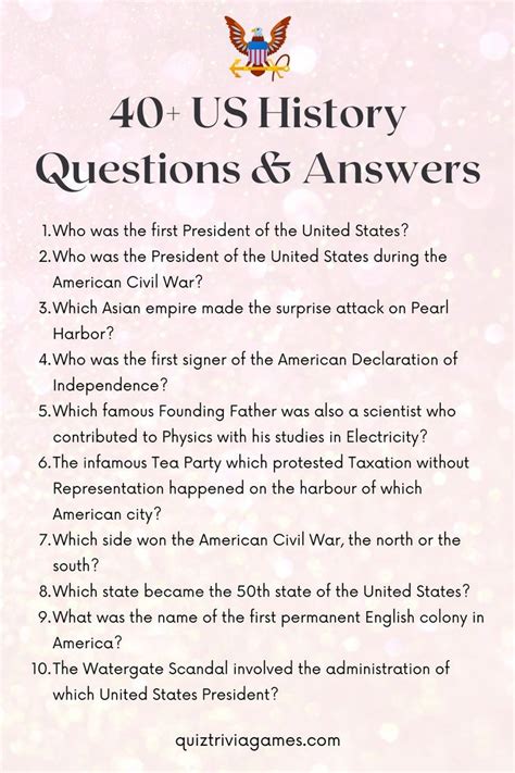 Answers For History Questions