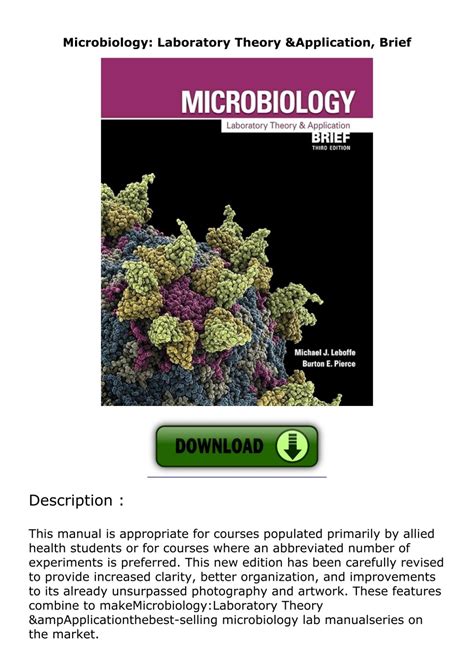 Answers For Microbiology Laboratory Theory And Applications Pdf
