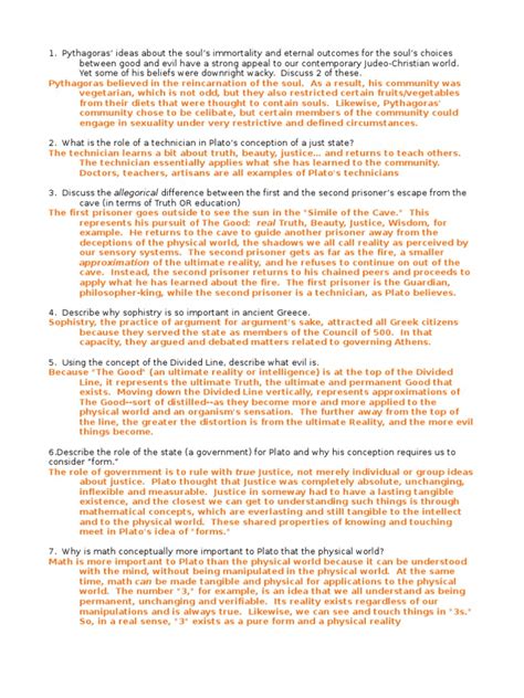 Answers For Plato Learning
