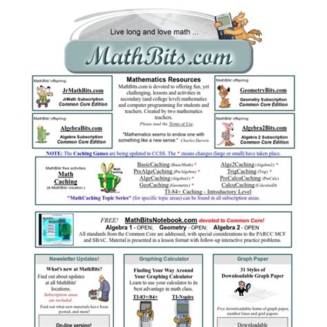 Answers From Mathbits