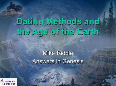 Answers In Genesis Dating Methods