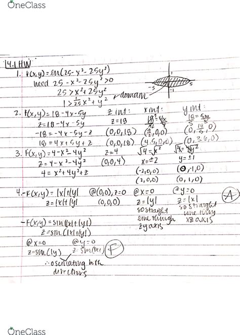 Answers On Math Homework