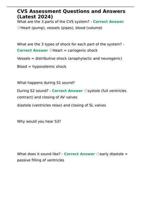 Answers Test Assessment Cvs