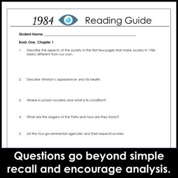 Answers To 1984 Reading Questions