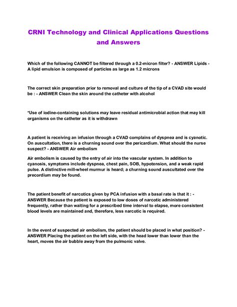 Answers To Questions On Applications