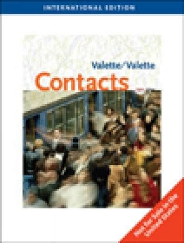 Answers key valette contacts manual 8th. - The newswriter s handbook an introduction to journalism.