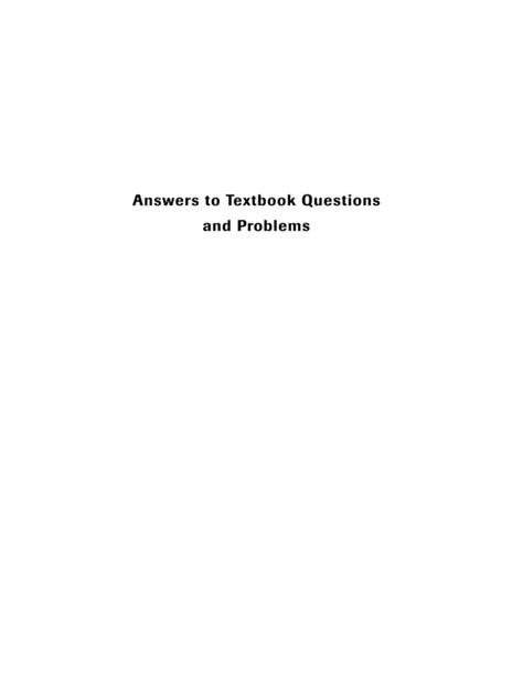 Answers to textbook questions and problems. - F01u143070 01 d9412gv3 d7412gv3 o i guide.