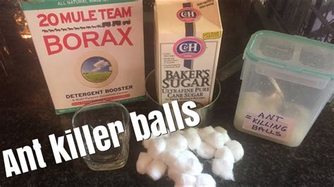 Ant borax. Borax Ant Bait Recipe. The following materials are required to make borax-based ant bait insecticide: 1/2 cup (approx. 140ml) of sugar. 2 teaspoons of borax. … 