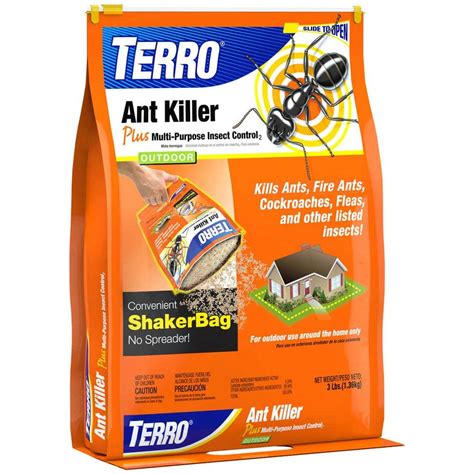 Ant killer outdoor. Long-term control of pesky sweet-eating ants is a piece of cake with TERRO Outdoor Liquid Ant Bait Stakes. This highly effective, unique liquid baiting technique kills the ants you see, and the ants you don’t. To use, simply place the pre-filled ant bait stakes into the ground near areas where ants have been observed. Then sit … 