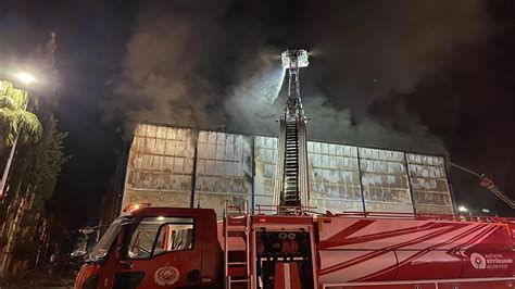 Antalya'da tersanede yangın - Son Dakika Haberleri