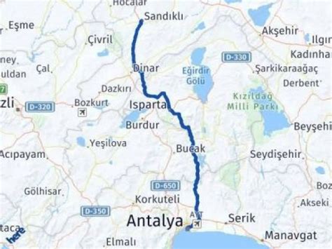 Antalya afyon karayolu yol durumu