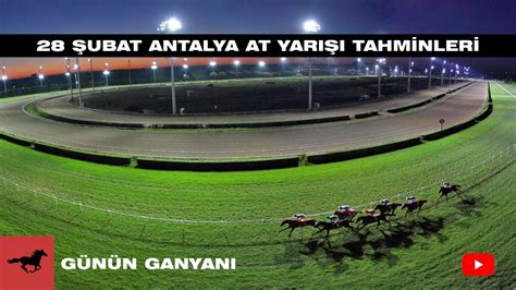 Antalya at yarışı tahminleri