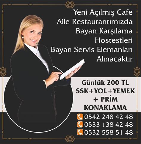 Antalya bayan iş ilanları kepez