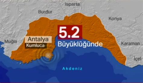 Antalya deprem anı