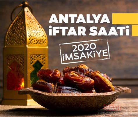 Antalya iftar vakti 2021