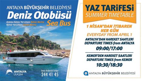 Antalya kemer tekirova otobüs saatleri