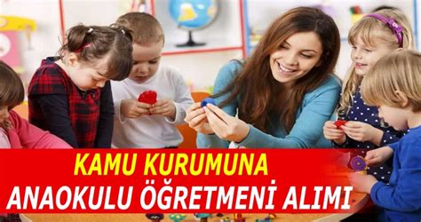 Antalya okul öncesi öğretmeni iş ilanları