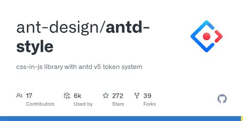 Antd style.  Compatible with Third-party Style Libraries In some cases, you...