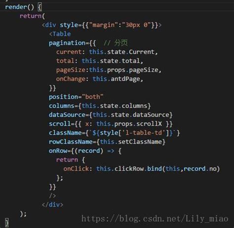 Antd table row click event and highlight the background color of the selected row Programmer