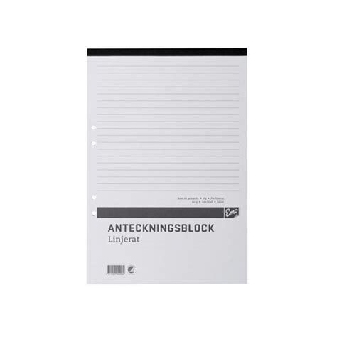 Anteckningsblock a4