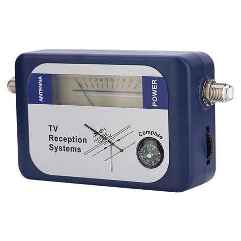  Signal Strength Meter, High Sensitive Satellite Signal Finder, TV Antenna Signal Finder with Display, LNB to REC Connector, 950-2150 MHz Frequency, Small Size and Lightweight. 2. $1611. FREE delivery Thu, Apr 18 on $35 of items shipped by Amazon. Only 5 left in stock - order soon. .
