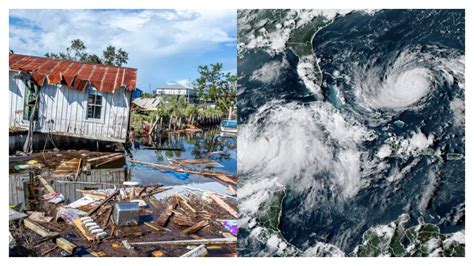 Antes y después: el rastro de destrucción que dejó el poderoso huracán Idalia en Florida