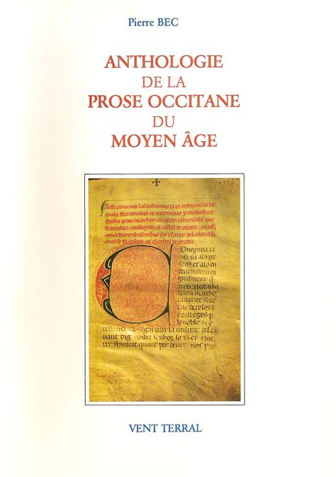 Anthologie de la prose occitane du moyen age. - Sea doo bombardier spx operators manual 1998.
