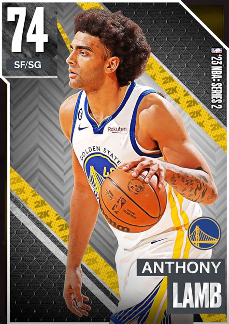 Anthony Lamb NBA 2K23 Rating (Current Golden State Warriors)