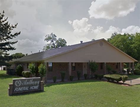 Anthony funeral & cremation chapels obituaries. The family has scheduled a viewing on Tuesday, August 2, from 4 - 8 p.m. at Anthony Funeral Home, 135 South 16th Street, West Memphis, AR 72301. The funeral will be on Wednesday, August 3, at 10 a.m. at Saint Paul United Methodist Church, 2949 Davies Plantation Road, Lakeland, TN 38002. Flowers may be sent to the church for the funeral. 