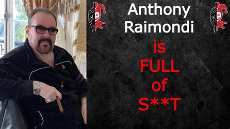 Anthony raimondi vietnam. Anthony Luciano Raimondi was born into the world of organized crime, spent much of his life as a mob enforcer, and played a part in heists and assassinations, allegedly. Here's a preview of my conversation with a former Italian mob enforcer. [00:54:55] Anthony Raimondi: So I'm in the club and I put many envelopes together. This guy walks in. 