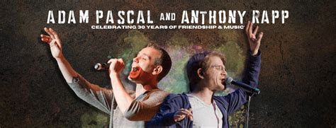 Anthony rapp and adam pascal tour