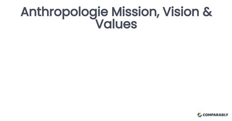 Anthropologie mission statement.  PLEASE BE SURE TO DOUBLE CHECK MEASU...