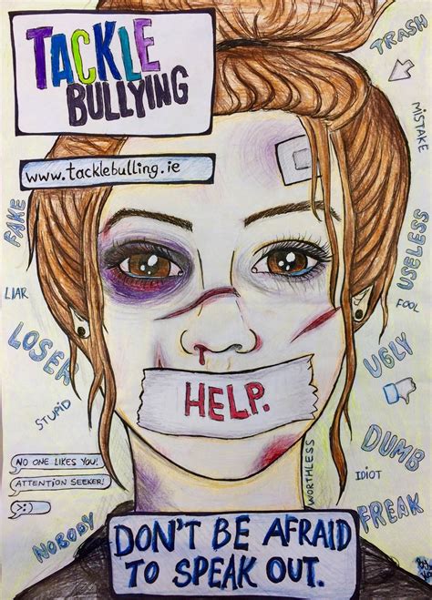 Anti Bullying Poster Drawing