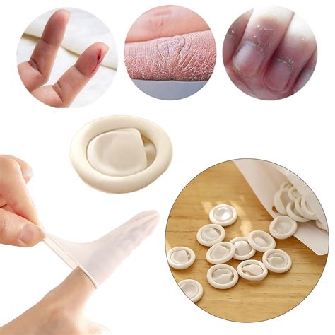 Anti Static Disposable Latex Finger Cots White 100pcs (MEDIUM ... - Walmart