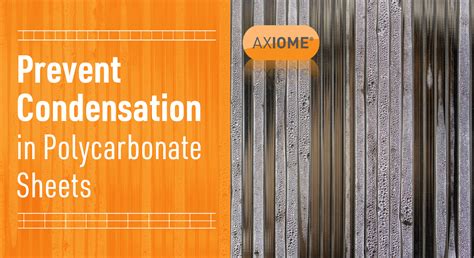 Anti condensation polycarbonate.  Temperature Regulation If at all possible, install the encl...