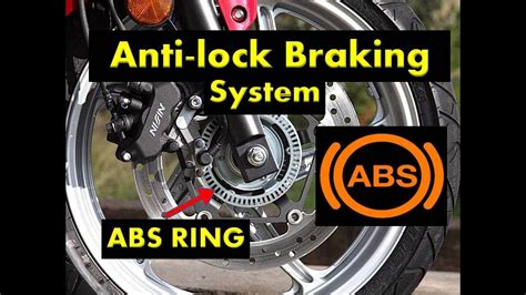Anti lock braking system in motorcycles. Normal ABS systems on a motorcycle or car, pulsates brake pressure. Maximum brake pressure is applied and released and then reapplied, multiple times within fractions of a second. 