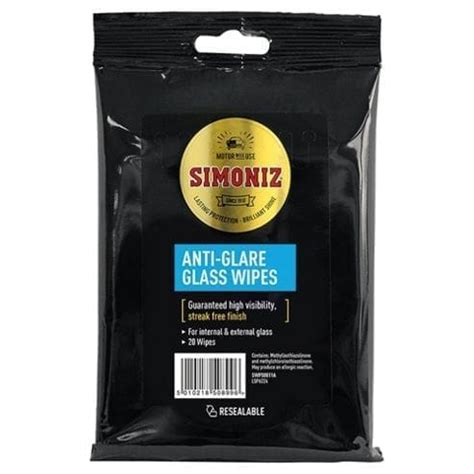 Anti-Glare Glass Wipes Simoniz