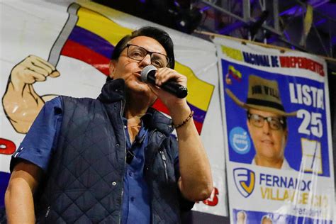 Anti-corruption presidential candidate assassinated at campaign event in Ecuador’s capital