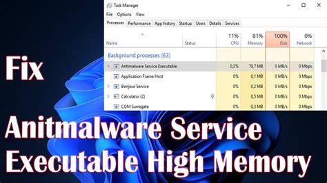 Antimalware service executable high memory usage. Dec 23, 2014 ... Comments555 ; How To Fix Antimalware Service Executable High Memory / CPU Usage on Windows 10. A2MTech · 690K views ; [Solved] Antimalware Service ... 