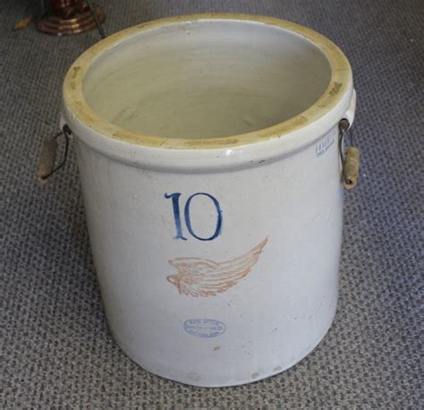 If the Crock has a marker’s name and pattern name on the bottom of the pottery, it was made after 1810. If the mark has a “Made in specific country” symbol, it was manufactured after the 1900s. If the crock is adorned with a display of the words “limited” or “ltd,” then the crock was made after 1861. . 