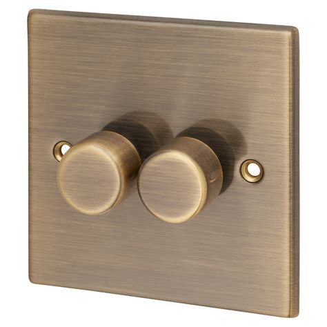 Antique Brass Switches & Sockets Wiring Accessories Screwfix